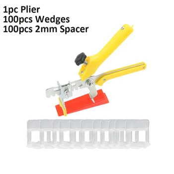 2mm Tile Leveling System Level Wedges Tile Spacers for Flooring Wall Construction Tool Kits 100pcs Wedges/Bases 1pcs Push Pliers
2mm Tile Leveling System Level Wedges Tile Spacers for Flooring Wall Construction Tool Kits 100pcs Wedges/Bases 1pcs Push Pliers