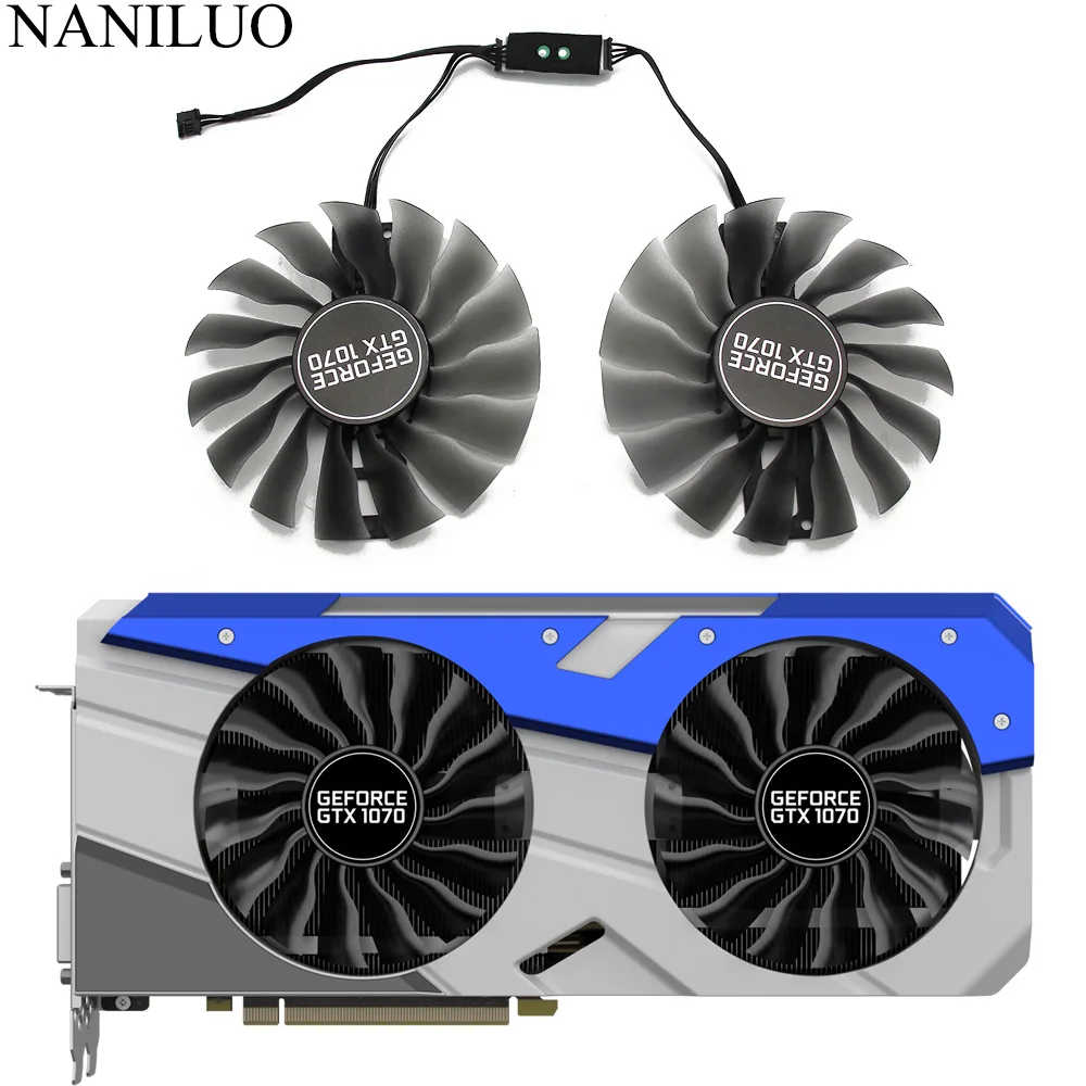 Охлаждающий вентилятор GAA8S2U GTX 1070 95 мм для EMTek Palit GTX1070 GameRock Premium Edition охлаждающий