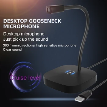 Noise Reduction LED Indicator Computer 360 Gooseneck Plug And Play With Mute Button Condenser USB Desktop Microphone Recording
Noise Reduction LED Indicator Computer 360 Gooseneck Plug And Play With Mute Button Condenser USB Desktop Microphone Recording