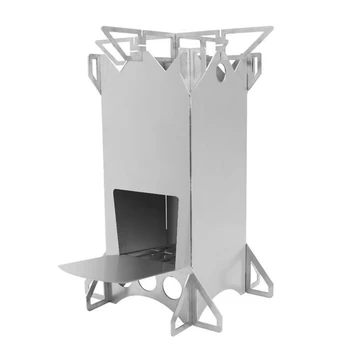 Outdoor Collapsible Wood Burning Stainless Steel Rocket Stove Camping Stove Backpacking Camp Tent Stove Wood Stove
Outdoor Collapsible Wood Burning Stainless Steel Rocket Stove Camping Stove Backpacking Camp Tent Stove Wood Stove