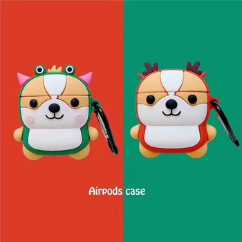 For AirPods Case Cute 3D Cartoon Dinosaur dog Fashion Earphone Case For AirPods 2 Wireless Bluetooth Headset Cover with Keychain
For AirPods Case Cute 3D Cartoon Dinosaur dog Fashion Earphone Case For AirPods 2 Wireless Bluetooth Headset Cover with Keychain