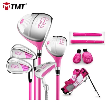 

TMT Kids Golf Clubs Junior Golf Iron Graphite Shafts Complete Set for Toddler Children Girls Flex Shaft With Head Cover 10 PCS