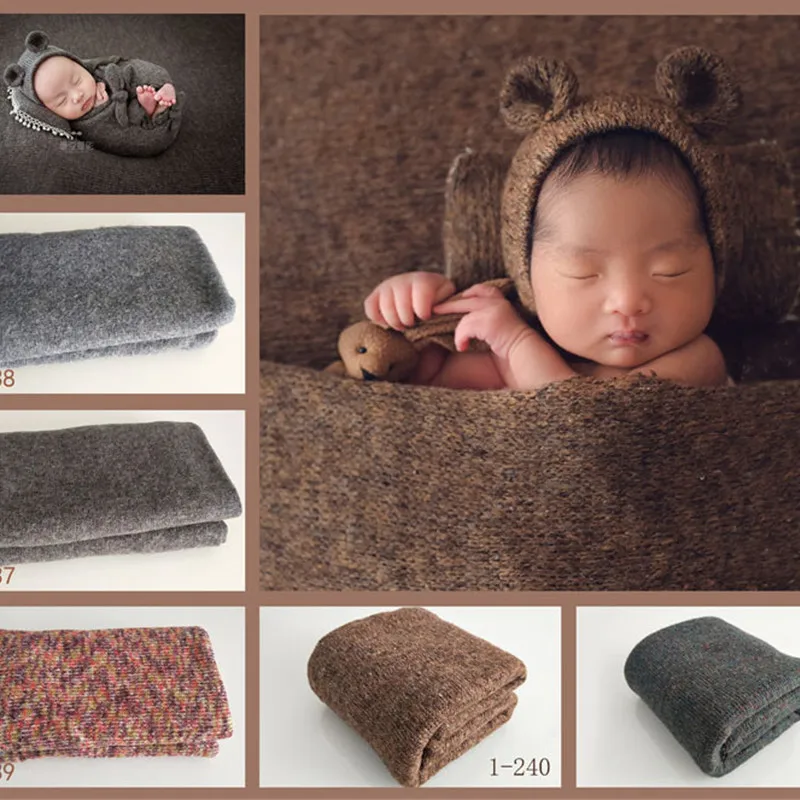 

Ylsteed 150*160CM Newborn Photography Blanket Infant Studio Shooting Backdrop Baby Take Photo Ideas Fotoshooting Props