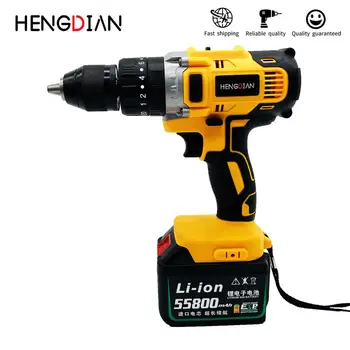 Electric 21V Li-Ion Battery 100Nm Dual Speed Professional Cordless Impact Drill Power Tools with Tool Box
Electric 21V Li-Ion Battery 100Nm Dual Speed Professional Cordless Impact Drill Power Tools with Tool Box