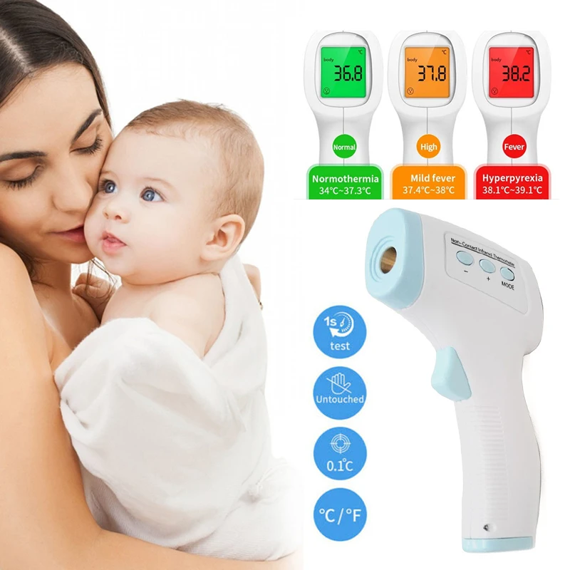 Non-Contact Body Thermometer CE Certification Thermometer Gun Multi-function Three Color Signal Display Digital Thermometer
Non-Contact Body Thermometer CE Certification Thermometer Gun Multi-function Three Color Signal Display Digital Thermometer
