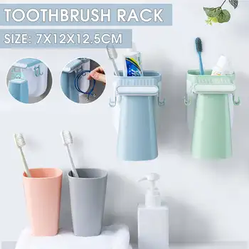 Magnetic Adsorption Toothbrush Holder Inverted Cup Wall Mount Bathroom Cleanser Storage Rack Toothpaste Dispenser Organizer
Magnetic Adsorption Toothbrush Holder Inverted Cup Wall Mount Bathroom Cleanser Storage Rack Toothpaste Dispenser Organizer