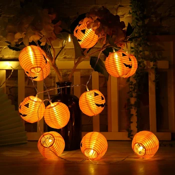 Halloween Light String Pumpkin Lanterns 3.1m 20LED Pumpkin Holiday String Lights DIY for Halloween Party Decoration
Halloween Light String Pumpkin Lanterns 3.1m 20LED Pumpkin Holiday String Lights DIY for Halloween Party Decoration