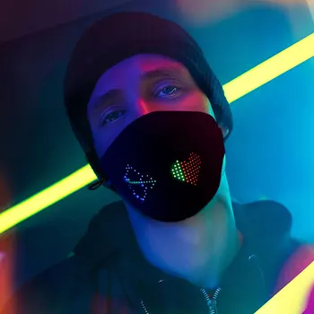 Party Face Mask Xmas Halloween Cosplay LED Lighted Animation Matrix Bluetooth App Controlled Wireless USB Rechargeable Battery
Party Face Mask Xmas Halloween Cosplay LED Lighted Animation Matrix Bluetooth App Controlled Wireless USB Rechargeable Battery