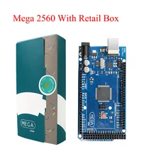 Mega 2560 R3 Board 2012 Version officielle avec puce ATMega 2560 ATMega16U2 pour pilote intégré Arduino avec boîte de vente d'origine(China)