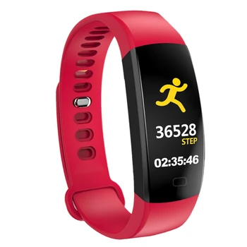 Smart Fitness Bracelet Men Color Screen Smart Band Blood Pressure Heart Rate Monitor Wristband for Android IOS (Red)
Smart Fitness Bracelet Men Color Screen Smart Band Blood Pressure Heart Rate Monitor Wristband for Android IOS (Red)