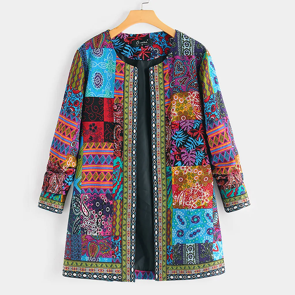 Women Winter Jacket Female Women Vintage Zipper Ethnic Print Fleece Long Sleeve Coat Plus Suze S-5xl Manteau Femme 2019#J30
Women Winter Jacket Female Women Vintage Zipper Ethnic Print Fleece Long Sleeve Coat Plus Suze S-5xl Manteau Femme 2019#J30