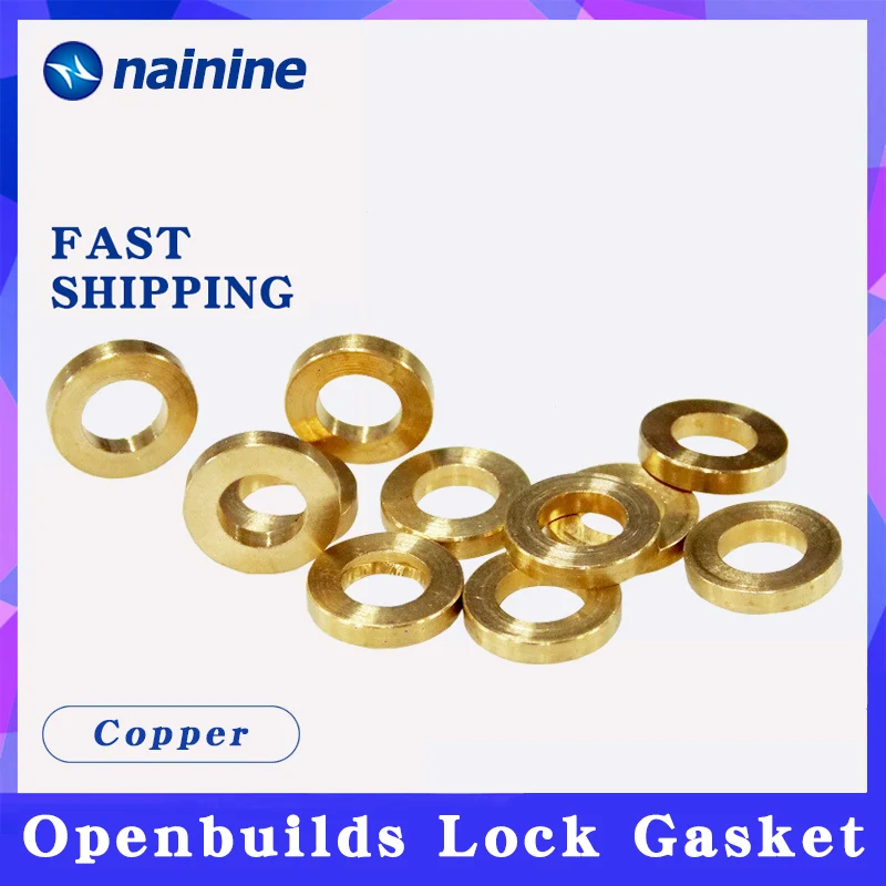 20/50Pcs 5*8*1mm 5.1*10*1mm Copper Washer Openbuilds V Wheel Precision Shim Anti Lock Gasket for CNC Reprap 3D Printer HW163
20/50Pcs 5*8*1mm 5.1*10*1mm Copper Washer Openbuilds V Wheel Precision Shim Anti Lock Gasket for CNC Reprap 3D Printer HW163