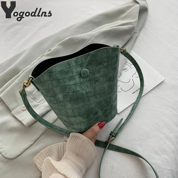2020 New Fashion PU Leather Women Bucket Bag Vintage Messenger Bag Brand Designer Retro Shoulder Bag Travel Hand Crossbody Bags
2020 New Fashion PU Leather Women Bucket Bag Vintage Messenger Bag Brand Designer Retro Shoulder Bag Travel Hand Crossbody Bags