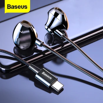 Baseus C06 H06 Wired Headphones Type C Earphone In Ear Headset With Mic Stereo 3.5mm Jack Earphones Earbuds For iPhone Xiaomi
Baseus C06 H06 Wired Headphones Type C Earphone In Ear Headset With Mic Stereo 3.5mm Jack Earphones Earbuds For iPhone Xiaomi