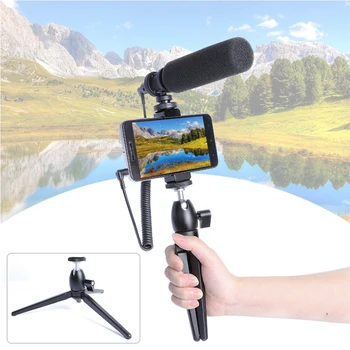 MAONO CM10S Smartphone DSLR Camera Video Microphone Kit Condenser Vlog Interview Mic with Tripod for Canon Sony Nikon Phone PC
MAONO CM10S Smartphone DSLR Camera Video Microphone Kit Condenser Vlog Interview Mic with Tripod for Canon Sony Nikon Phone PC