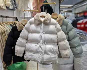 Winter Puffer Jacket Women Thicker Warm Parkas Stand Collor Bubble coat Korean Cotton-padded Clothes Button down
Winter Puffer Jacket Women Thicker Warm Parkas Stand Collor Bubble coat Korean Cotton-padded Clothes Button down