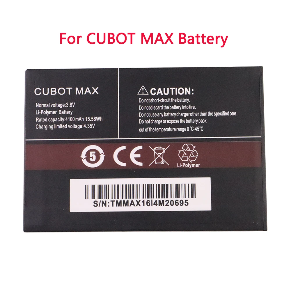 100% New Original Battery for CUBOT MAX 4100mAh Replacement backup battery For CUBOT MAX Cell Phone Batteries
100% New Original Battery for CUBOT MAX 4100mAh Replacement backup battery For CUBOT MAX Cell Phone Batteries