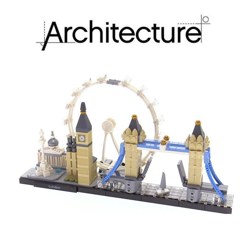 

Architecture LONDON Building Blocks City Famous Model Bricks Toys Compatible legoed 21034 10678