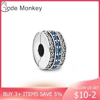 CodeMonkey Authentic 925 Sterling Silver Blue Charms Clip Fit Original 3mm Bracelet & Bangle For Women Making Jewelry CMS1537
CodeMonkey Authentic 925 Sterling Silver Blue Charms Clip Fit Original 3mm Bracelet & Bangle For Women Making Jewelry CMS1537