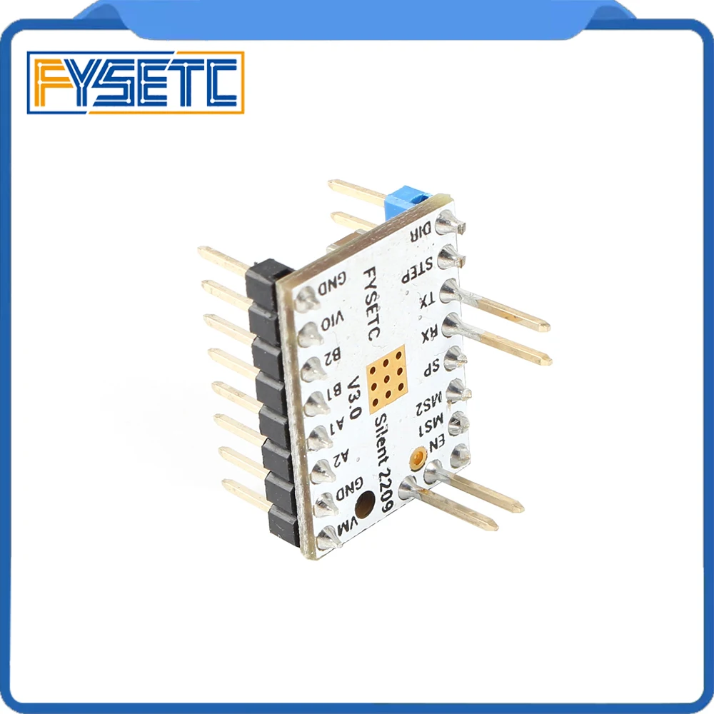 2шт TMC2209 v2.0 Драйвер шагового двигателя Stepsticks Mute Driver 256 Microsteps ток 2.8A пик 3d принтер