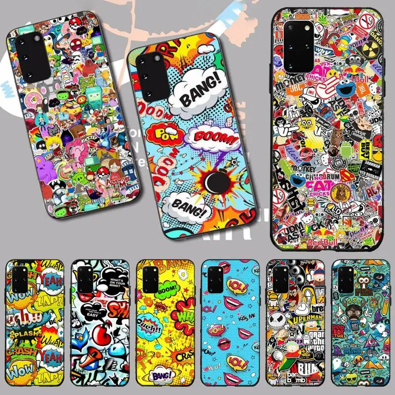 HPCHCJHM Anime Graffiti Soft Silicone Black Phone Case for Samsung S20 plus Ultra S6 S7 edge S8 S9 plus S10 5G
HPCHCJHM Anime Graffiti Soft Silicone Black Phone Case for Samsung S20 plus Ultra S6 S7 edge S8 S9 plus S10 5G
