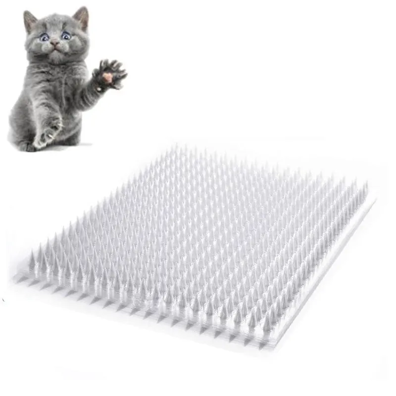 1PC Transparent Cat Repellent Mat Outdoor Scat Garden Anti-cat Net Pet Deterrent Train Spike Plant Protection Mesh | Дом и сад