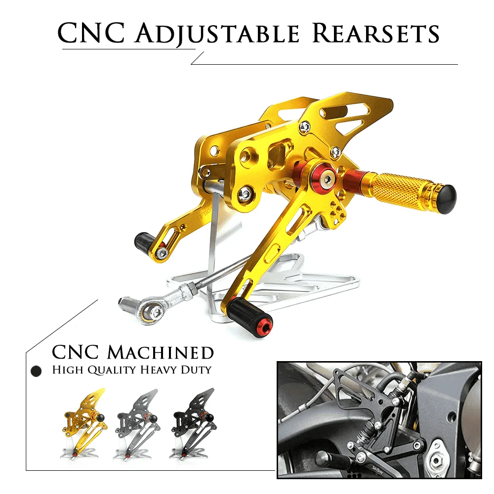 Motorcycle Accessories CNC Aluminum Footrest Rear Sets Adjustable Rearset Foot Pegs for KAWASAKI Z125 Z 125 2017-2018
Motorcycle Accessories CNC Aluminum Footrest Rear Sets Adjustable Rearset Foot Pegs for KAWASAKI Z125 Z 125 2017-2018