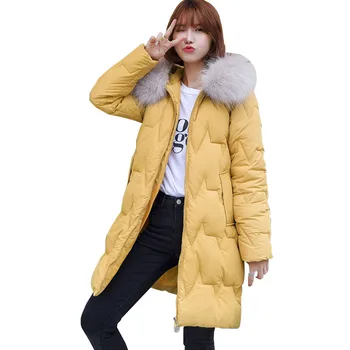 2019 New winter Slim Mid-Long Thick warm Women Hooded parka fur collar zipper fashion Down cotton jacket clothing Female C104
2019 New winter Slim Mid-Long Thick warm Women Hooded parka fur collar zipper fashion Down cotton jacket clothing Female C104