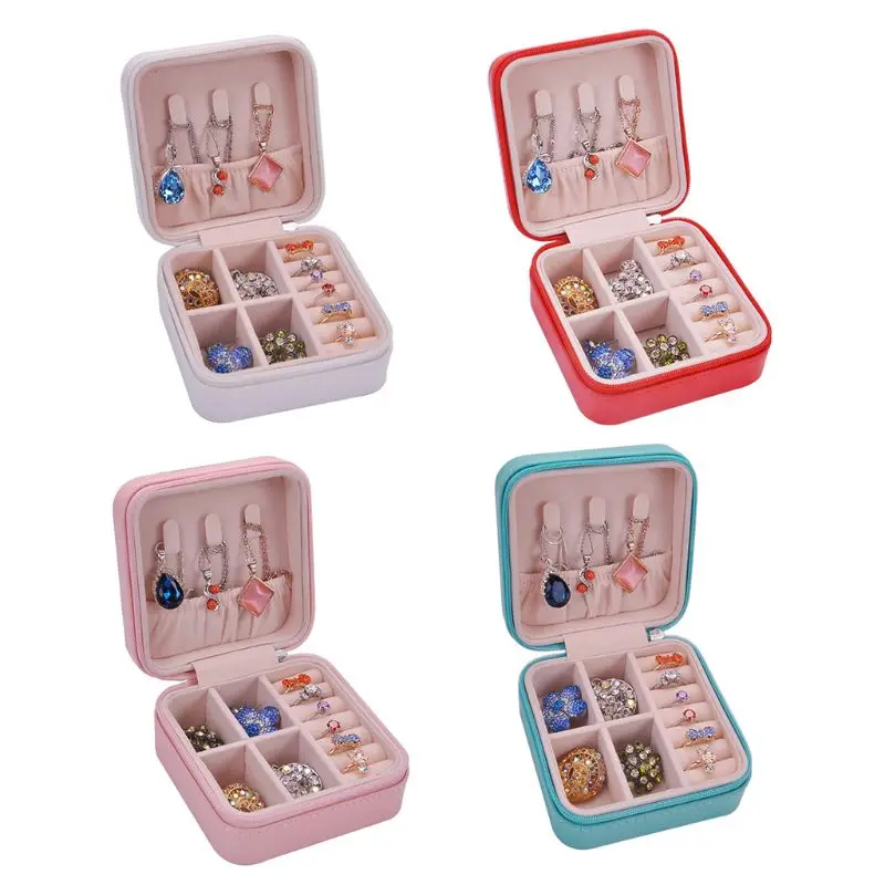 Charm Lady PU Imitation Leather Jewelry Box Ring Necklaces Storage Display Case Women Jewellery Organizer
Charm Lady PU Imitation Leather Jewelry Box Ring Necklaces Storage Display Case Women Jewellery Organizer