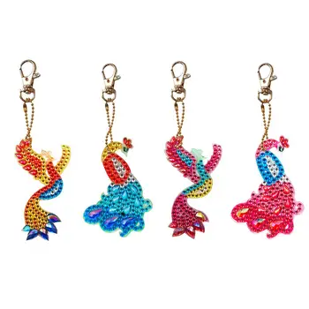 4pcs DIY Full Drill Diamond Painting Key Chain Phenix Pendant Cross Stitch Embroidery Keyrings Diamond Needlework Craft
4pcs DIY Full Drill Diamond Painting Key Chain Phenix Pendant Cross Stitch Embroidery Keyrings Diamond Needlework Craft