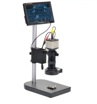 Industrial 800TVL HD Microscope Camera BNC Output w/ Table Stand 7" TFT Color Monitor Stand
Industrial 800TVL HD Microscope Camera BNC Output w/ Table Stand 7" TFT Color Monitor Stand