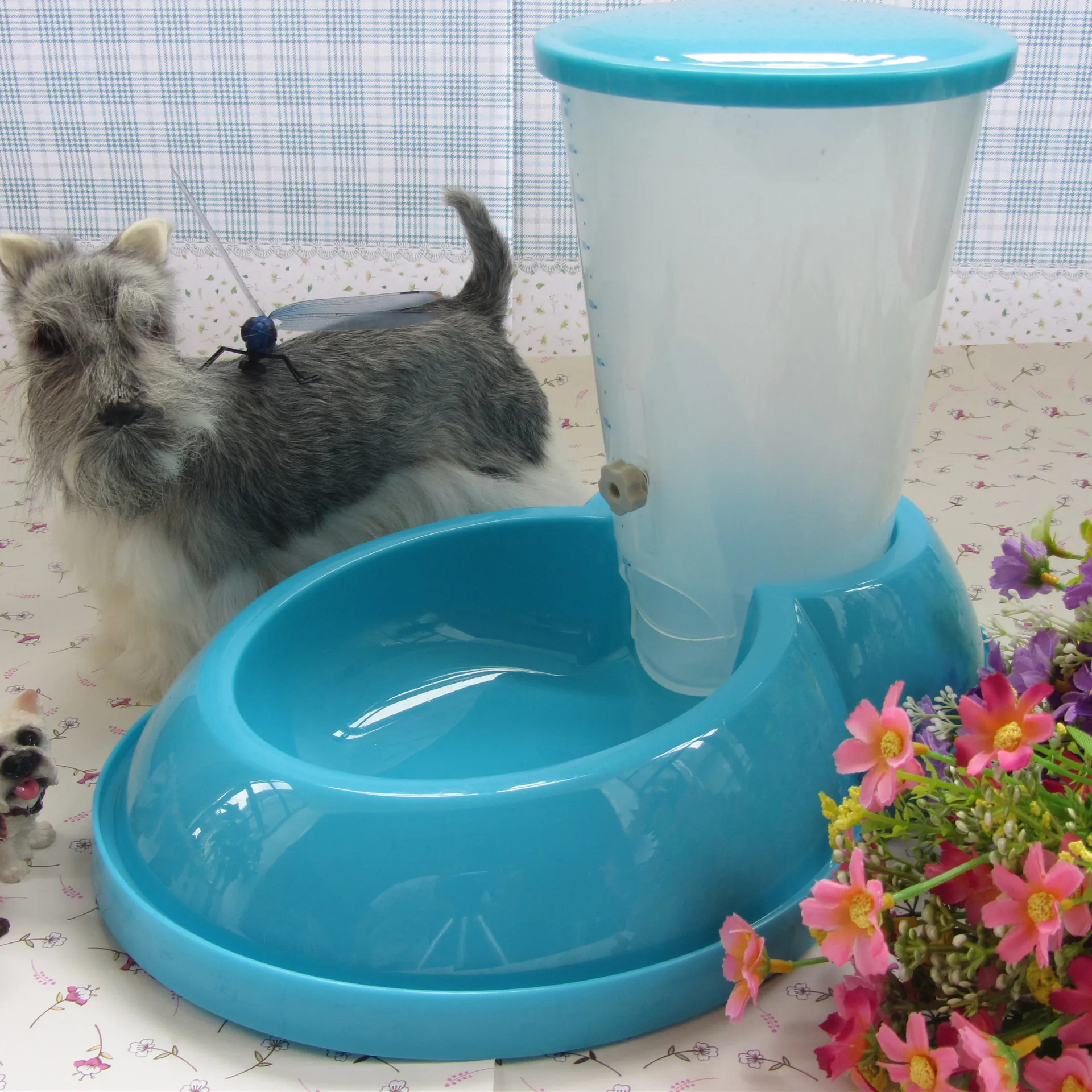 Automatic Pet Feeder Single Pet Bowl Dog Bowl gou liang wan Multi-color