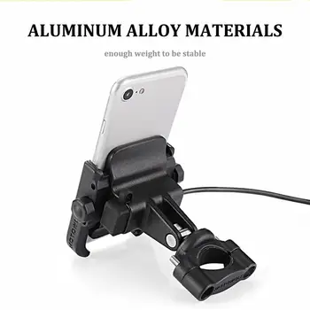 Motorcycle Mobile Phone Bracket Rechargeable Motorcycle Aluminum Alloy Mobile Phone Bracket With Usb Charging 12-24V
Motorcycle Mobile Phone Bracket Rechargeable Motorcycle Aluminum Alloy Mobile Phone Bracket With Usb Charging 12-24V