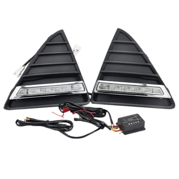 2Pcs/Set Car Styling Auto Led Drl Daylight Car Daytime Running Lights Set with Fog Lamp for Ford Focus 3 2012 2013 2014 2015
2Pcs/Set Car Styling Auto Led Drl Daylight Car Daytime Running Lights Set with Fog Lamp for Ford Focus 3 2012 2013 2014 2015