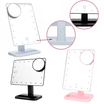 10X Magnifier Led Touch Screen Makeup Mirror Portable 20 Leds Lighted Cosmetic Adjustable Vanity Tabletop Countertop
10X Magnifier Led Touch Screen Makeup Mirror Portable 20 Leds Lighted Cosmetic Adjustable Vanity Tabletop Countertop