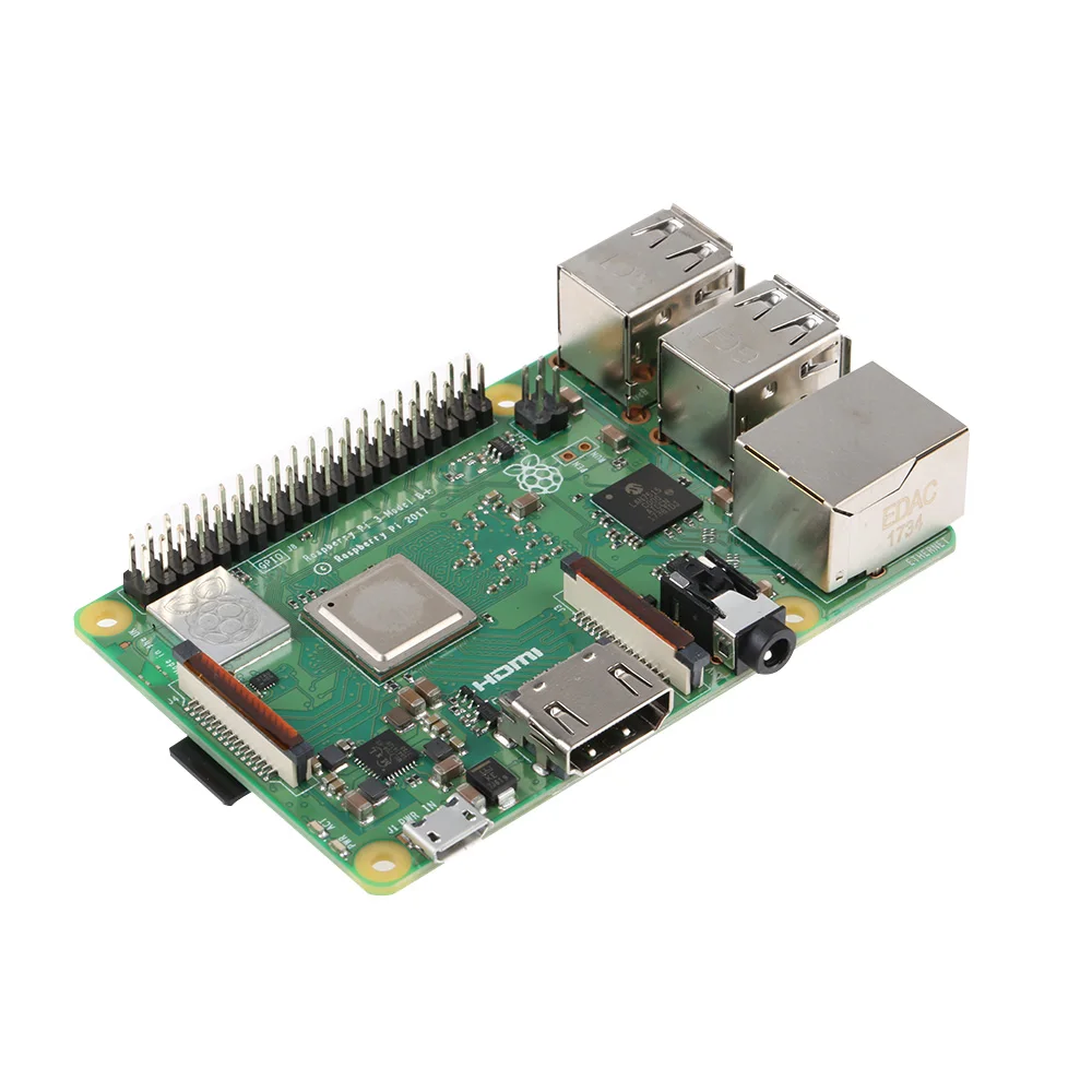 original Raspberry Pi 3 Model B+ (plus) Built-in Broadcom 1.4GHz quad-core 64 bit processor Wifi Bluetooth and USB Port
original Raspberry Pi 3 Model B+ (plus) Built-in Broadcom 1.4GHz quad-core 64 bit processor Wifi Bluetooth and USB Port