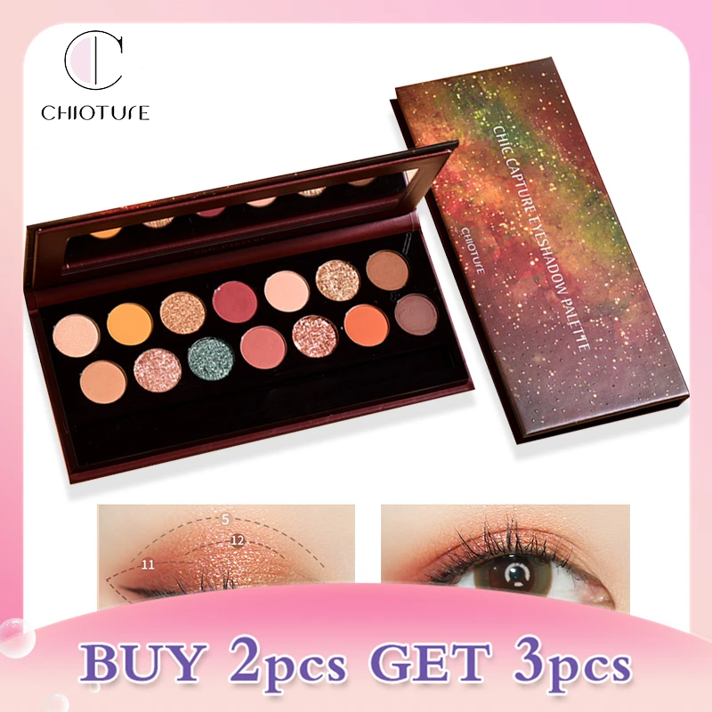 CHIOTURE 14 color eyeshadow matte pearlescent earth color eyeshadow nude natural
CHIOTURE 14 color eyeshadow matte pearlescent earth color eyeshadow nude natural