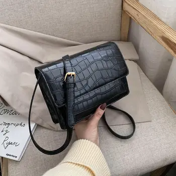 Stone Pattern PU Leather Crossbody Bags For Women 2020 Mini Shoulder Messenger Bag Female Fashion Hand bags Tote black white bag
Stone Pattern PU Leather Crossbody Bags For Women 2020 Mini Shoulder Messenger Bag Female Fashion Hand bags Tote black white bag