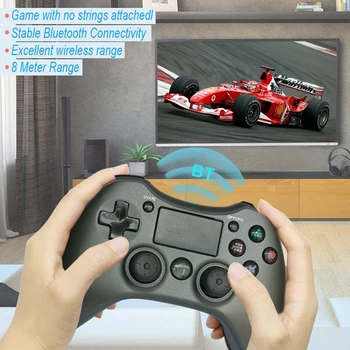 

Bevigac Bluetooth Wireless Controller Gamepad Joystick with Dual Vibration for Sony PlayStation 3 4 PS4 PS3 Console PC