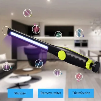 USB Mobile Handheld Charging Ultraviolet Sterilization Lamp Indoor Mini UVC Sterilization Purple Disinfection Lamp
USB Mobile Handheld Charging Ultraviolet Sterilization Lamp Indoor Mini UVC Sterilization Purple Disinfection Lamp