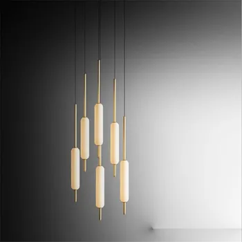 Post-modern Simple Designer Pipe Led Suspension Stair Drop Lamp Dining Room Bar Foyer Decor Metal Acrylic Pendant Light 2545
Post-modern Simple Designer Pipe Led Suspension Stair Drop Lamp Dining Room Bar Foyer Decor Metal Acrylic Pendant Light 2545
