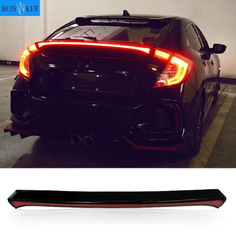 

For Honda Civic Type R 2021 Multi-function LED Rear Bumper Fog Lamp Brake Light Dynamic Turn Signal Reflector