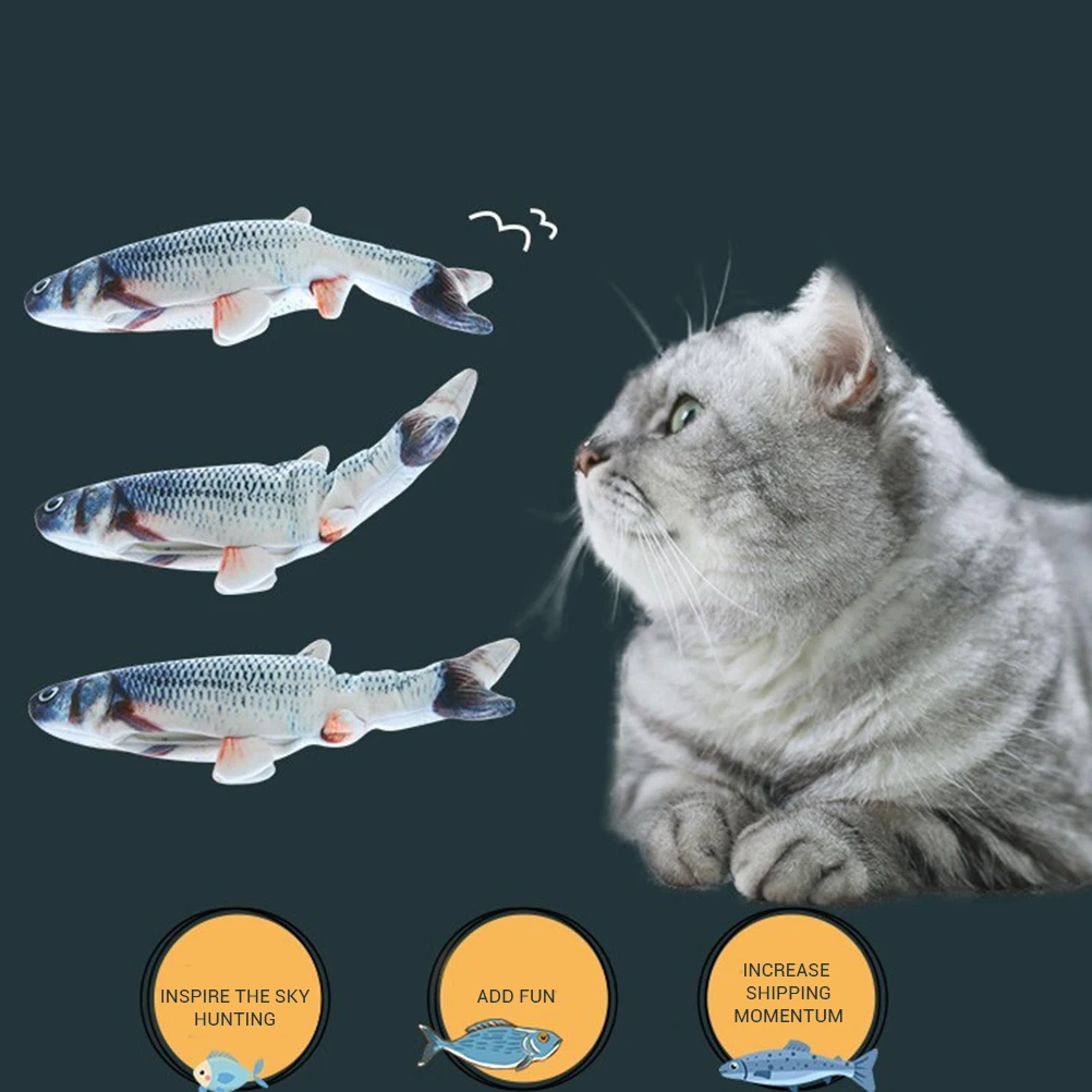 Funny Plush Simulation Electric Doll Fish Realistic Fish Toy Interactive Pets Chew Bite Supplies Cat Toy Catnip Toys
Funny Plush Simulation Electric Doll Fish Realistic Fish Toy Interactive Pets Chew Bite Supplies Cat Toy Catnip Toys