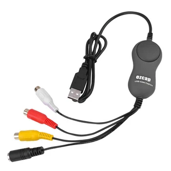 USB 2.0 Audio Video Capture Card for Analog Video Recording Audio Video DVD VHS Record Capture Card quality PC adapter
USB 2.0 Audio Video Capture Card for Analog Video Recording Audio Video DVD VHS Record Capture Card quality PC adapter