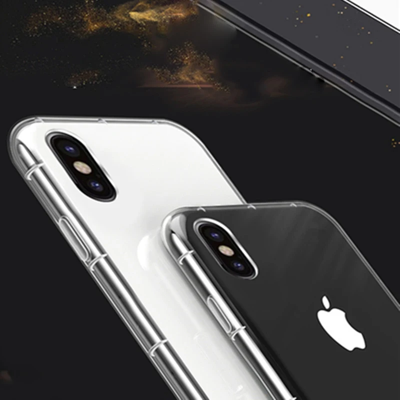 Ультратонкий чехол с подушкой безопасности для iPhone 12 11 Pro XS Max Mini XR 7 8 Plus 6s 5 SE