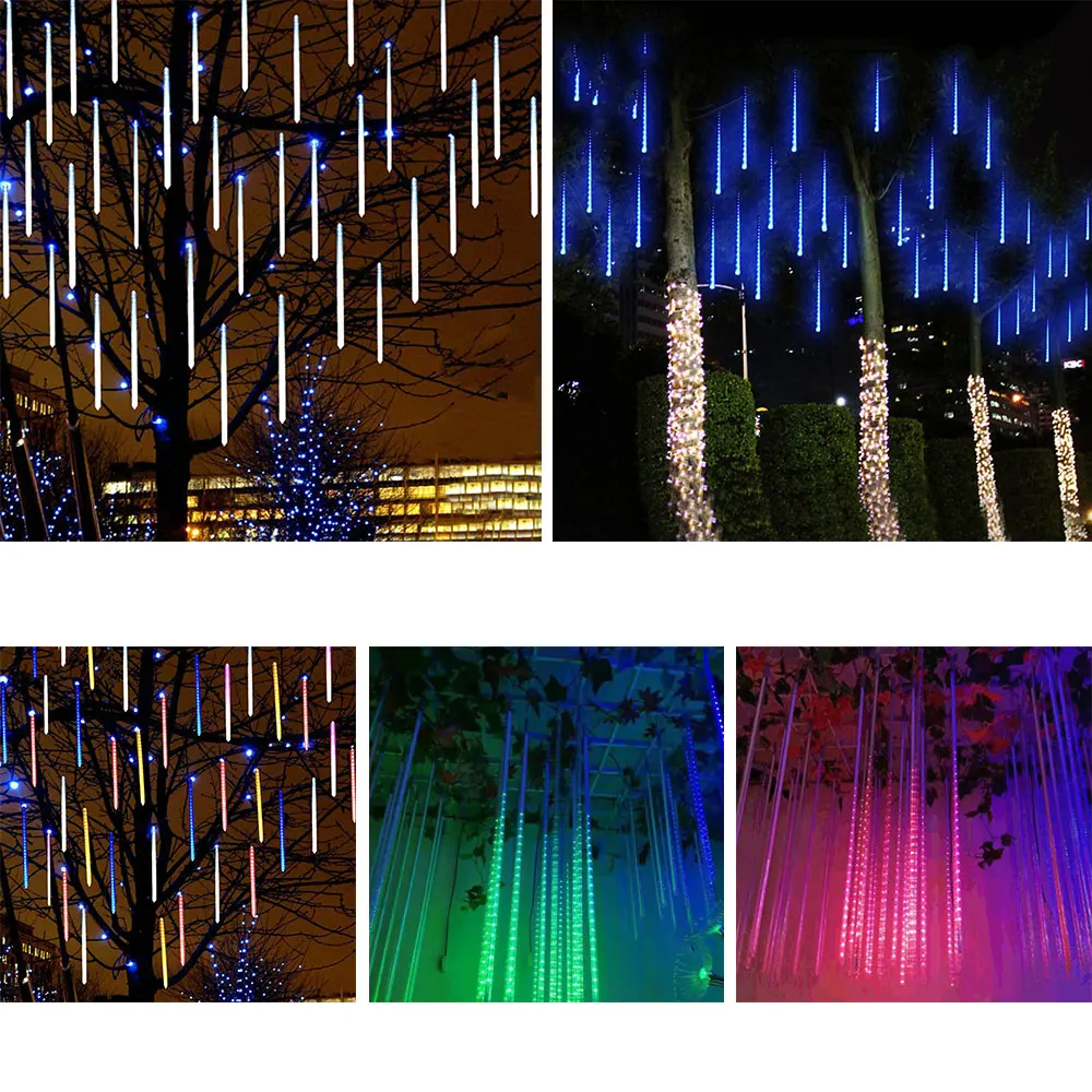 Generic Year 50cm Outdoor Meteor Shower Rain 10 Tubes LED Best Price
