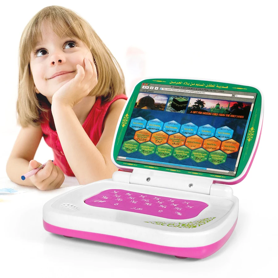 Арабский Язык Мини планшетный компьютер игрушечная обучающая машина с 18 глав