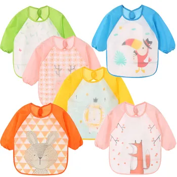 Kid Waterproof Bibs Apron EVA Long Sleeve Children Apron Feeding Smock Bib Eating Snacks Breastplate Baby things Bavoir Clothing
Kid Waterproof Bibs Apron EVA Long Sleeve Children Apron Feeding Smock Bib Eating Snacks Breastplate Baby things Bavoir Clothing