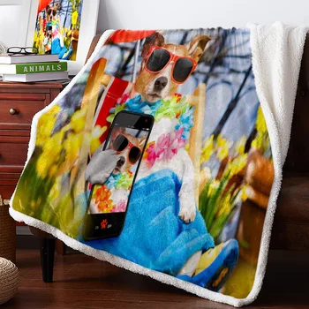Dog Hammock Phone Flower Blanket Animal Super Warm Soft Blanket Office Sofa Plush Blanket Bedspreads Quilt Drop Ship 
Dog Hammock Phone Flower Blanket Animal Super Warm Soft Blanket Office Sofa Plush Blanket Bedspreads Quilt Drop Ship