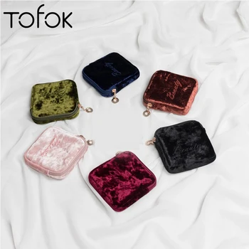 Tofok Cute Storage Bag Portable Square Makeup Pouch Flannel Coin Pocket Card Organizer For Travel Camping Available In 6 Colors 
Tofok Cute Storage Bag Portable Square Makeup Pouch Flannel Coin Pocket Card Organizer For Travel Camping Available In 6 Colors